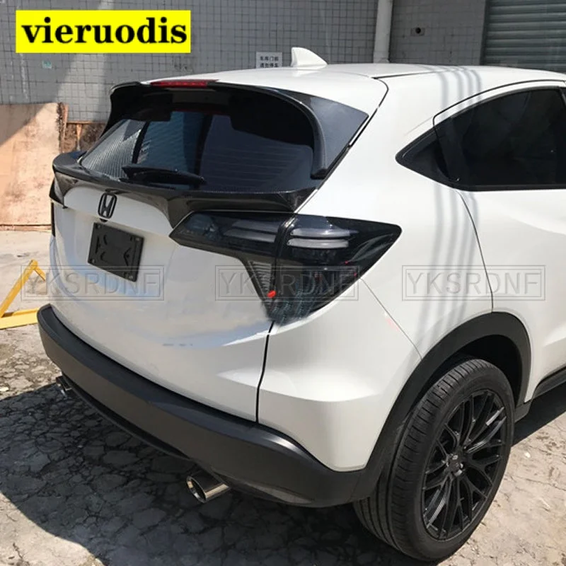 

Auto ABS Plastic Unpainted Color Rear Roof Trunk Wing Boot Roof Spoiler For Honda VEZEL HRV HR-V 2014 2015 2016 2017