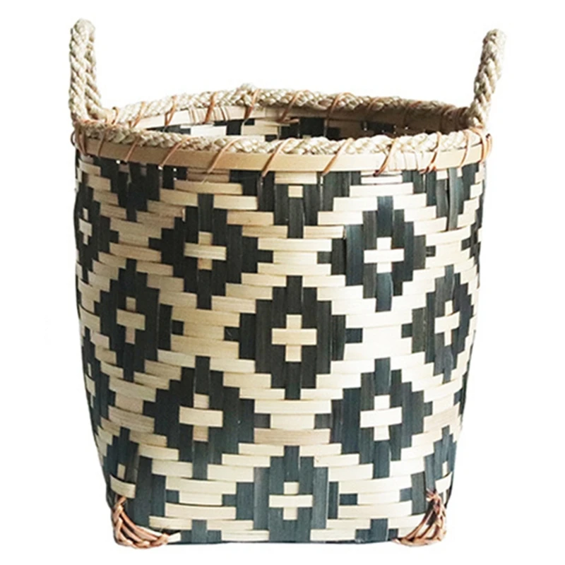 

Бамбуковая корзина для хранения, цилиндр для хранения, бамбуковая корзина для хранения, корзина для белья из ротанга