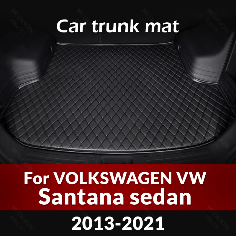 

Коврик для багажника автомобиля для VOLKSWAGEN VW Santana sedan 2013-2021 14 15 16 17 18 19 20, пользовательские автомобильные аксессуары, украшение интерьера автомобиля