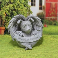 pet memorial stones cats dogs angel pets grave marker amp tribute statue garden decor memorial grave decorations