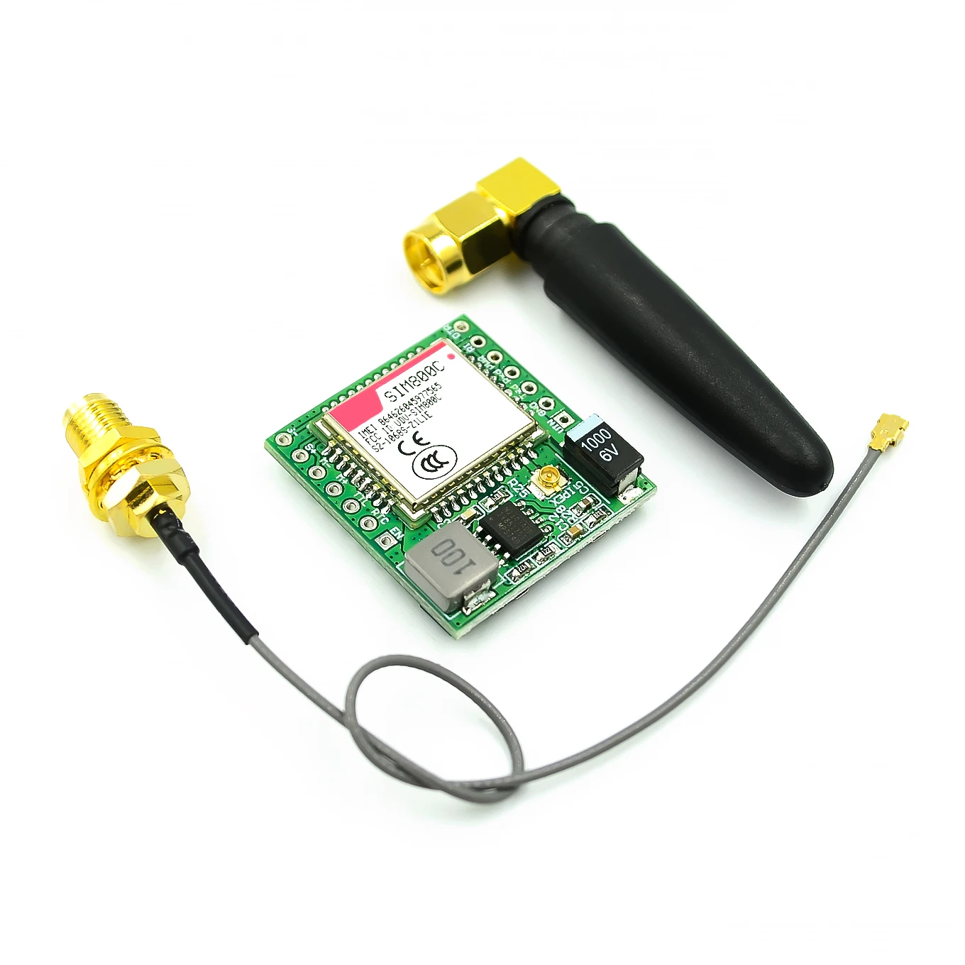 SIM800C GSM GPRS модуль TTL макетная плата IPEX с Air208S SIM7020C