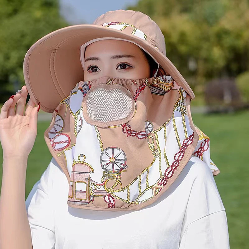 Женская шляпа для сбора чая Солнцезащитная шаль лица и шеи уличная с защитой от