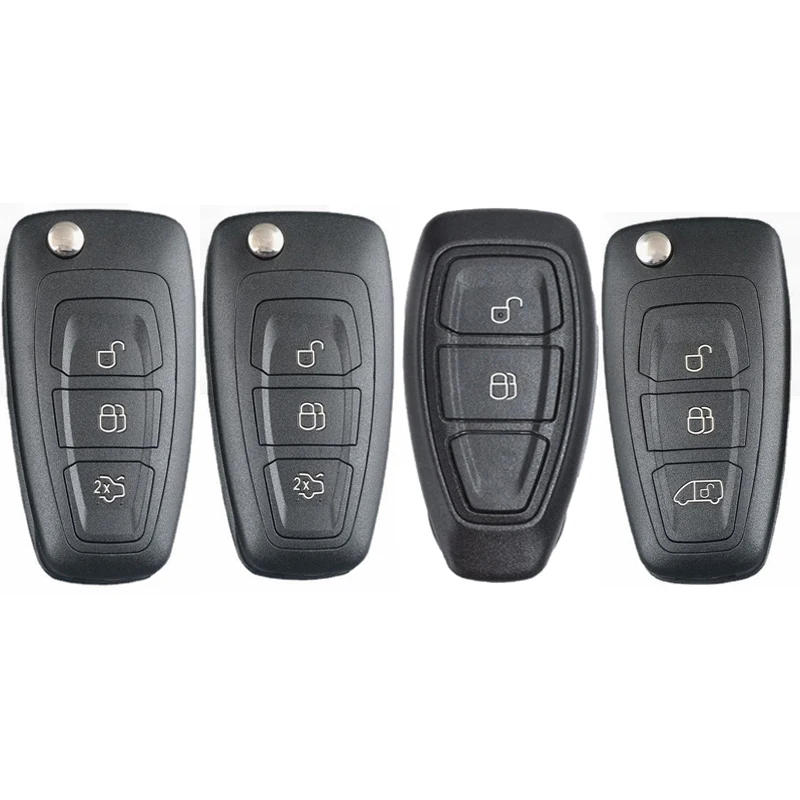 

Remote Car Key Shell 3 Buttons For Ford Ranger 2011 2012 2013 2014 2015 Focus C-Max Mondeo Kuga Fiesta Titanium HU101 FO21 Blade