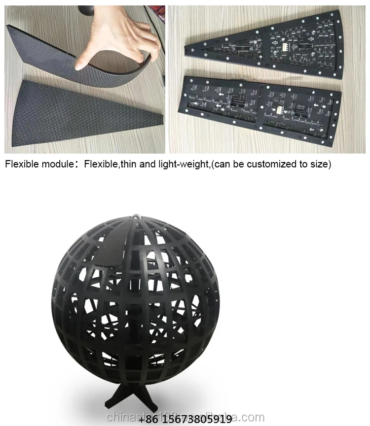 Сферический LED-экран P1.8 P2 P2.5 P3 P4 P5, LED-видеоглобус, круглый сферический LED-дисплей для стен (art.: 3920d91b51dc2) - 3920d91b51dc2
