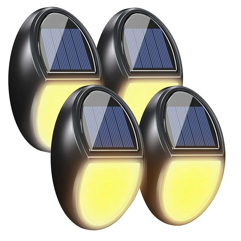 

Solar Deck Light LED Solar Fence Lights Solar Step Lights Solar Wall Lights For Deck Patio Stairs Yard Garden Pathway