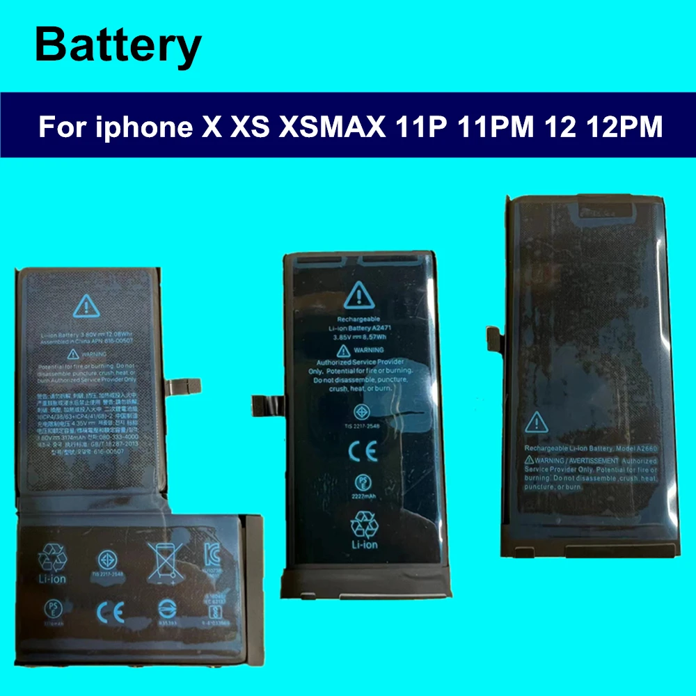 

Оригинальный аккумулятор IC 0 Cycle для IPHONE 6, 6S, 6P, 6SP, 7, 8, аккумулятор большой емкости для iphone X, XS, XR, 11, XSMAX, 12, 13 Pro