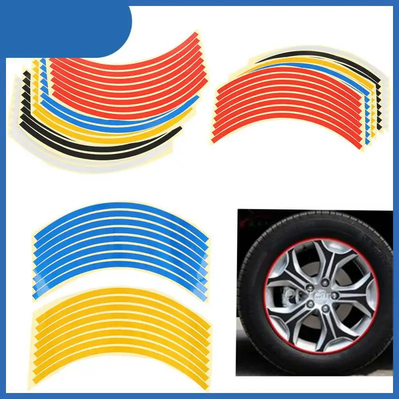 

Professional Rim Tape Motorbike Auto Decals TSLM2 Bike Motorcycle Car Wheel Tire Stickers 18 Inch Wheel Rim Reflective Stickers