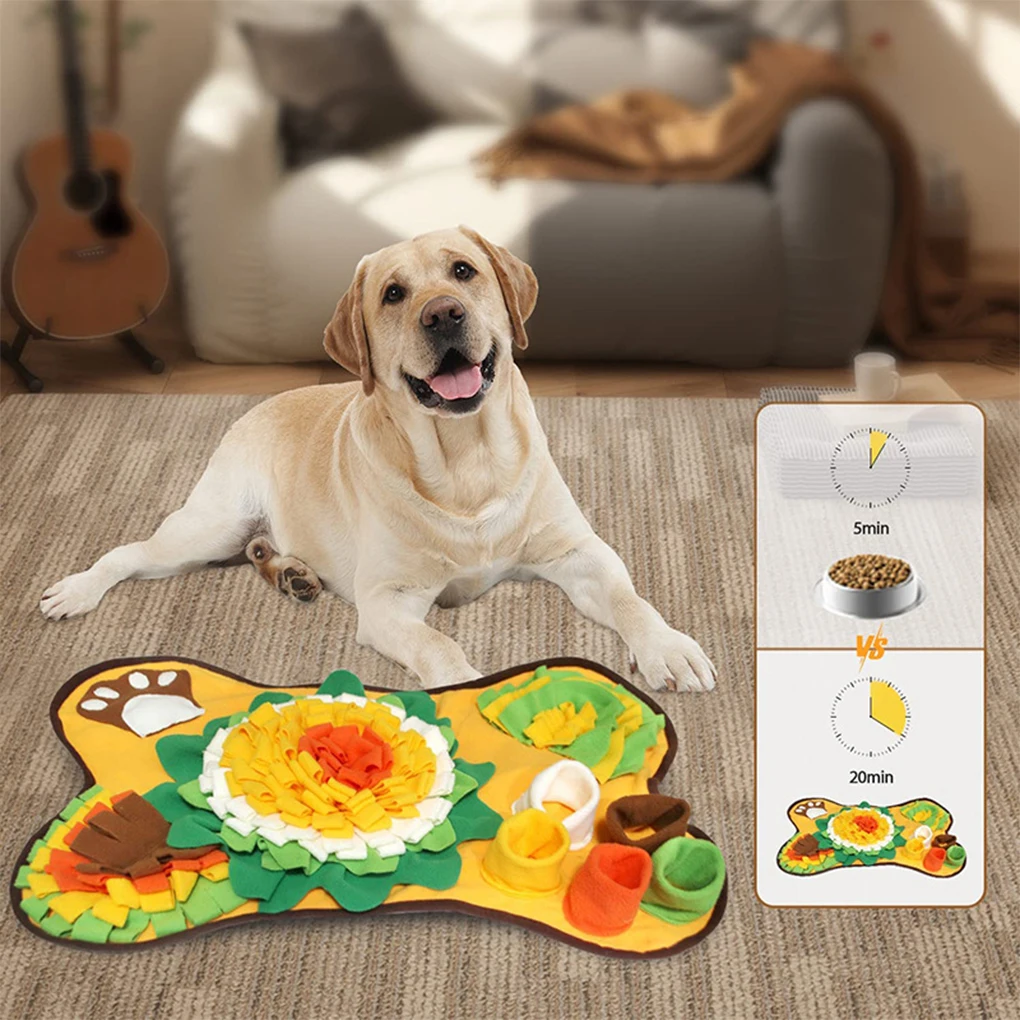 

Sniffing Rug Training Mat Lawn Interactive Foldable Interesting Convenience Sniffing Pad Thicken Design Indoor Household