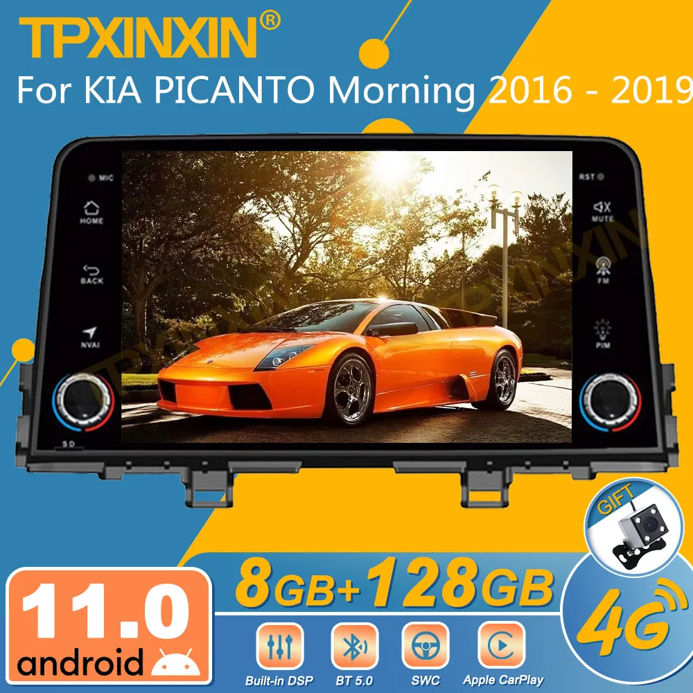 

Android 10 для KIA Morning Picanto 2016 2017 2018 автомобильный DVD-радио рекордер мультимедийный IPS сенсорный экран плеер стерео головное устройство GPS