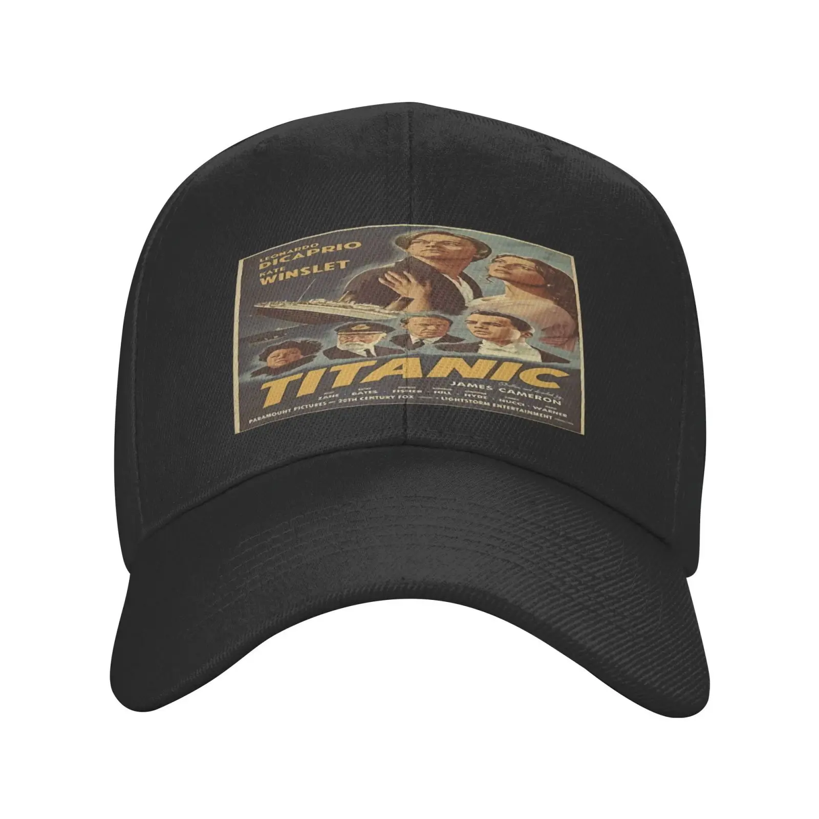 

Titanic 1997 Promo Leonardo Dicaprio cap Hat Male Men Cap Cowgirl Beret Hats For Women Women's Baseball Cap Hat Hats For Girls