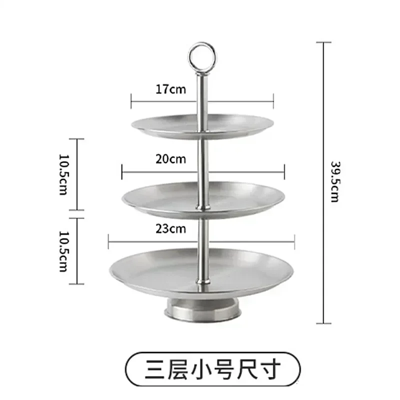 

Трехслойный поднос для фруктов JINGDE CERAMICS из нержавеющей стали