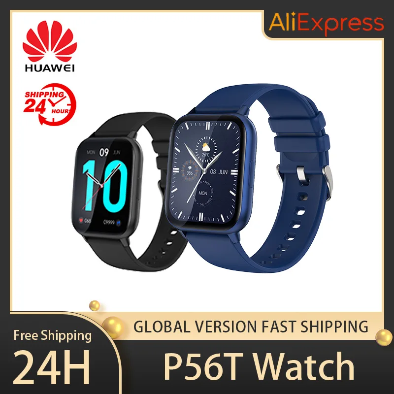 

Huawei P56T Smart Watch Bluetooth Calls Music Waterproof Heart Rate Sleep Fitness Tracker Remote Control Camera Sports Men Women