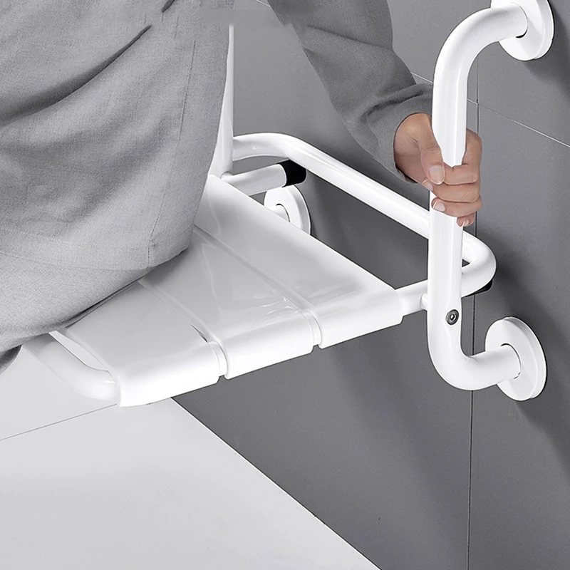 

Elderly Shower Set Wall Mounted Folding Bathroom Bathing Mounted Shower Seats Disabled Silla Plegable Bathroom Fixture JW50SY