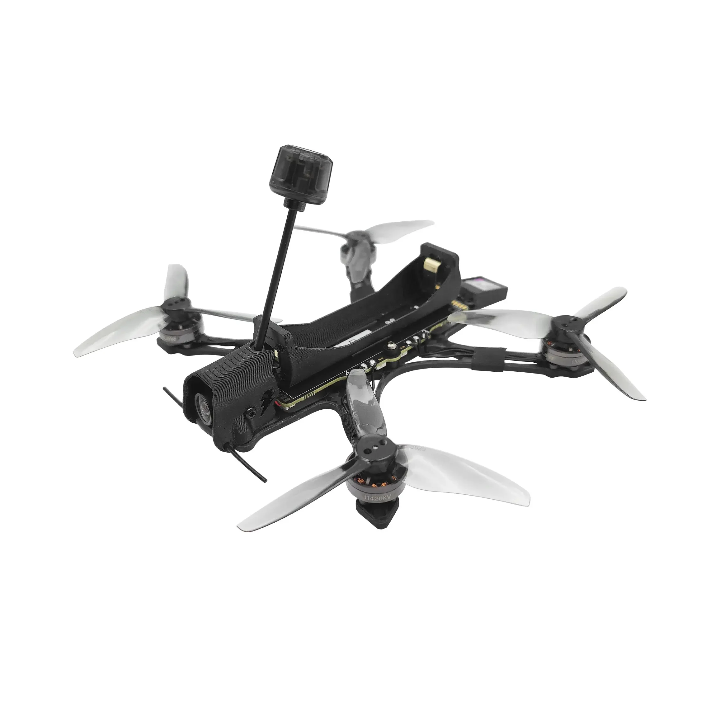 Фото Новый комплект разработчика NewBeeDrone LionBee 3-дюймовый Long Range ELRS 2.4G AIO с видеопередатчиком 800 мВт и микро-GPS M10Q №2