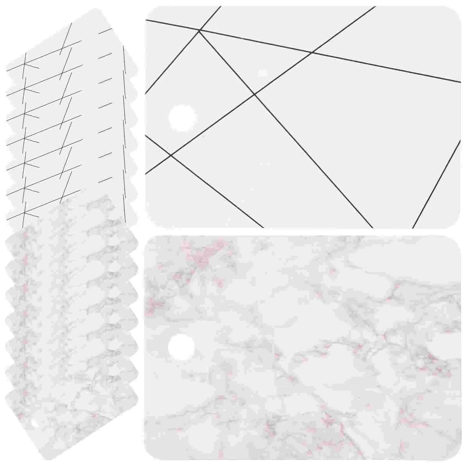 

100pcs Wear-resistant Paper Kraft Retro Jewelry Kraft White Display Shelf