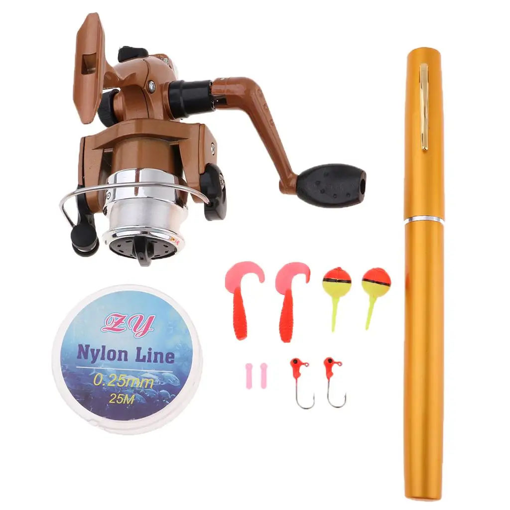 

Shape Fishing Rod Kit and Small Reel Combos for Travel Fishing