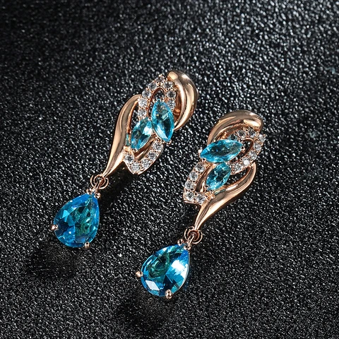 Серьги-капельки Harong золотистые