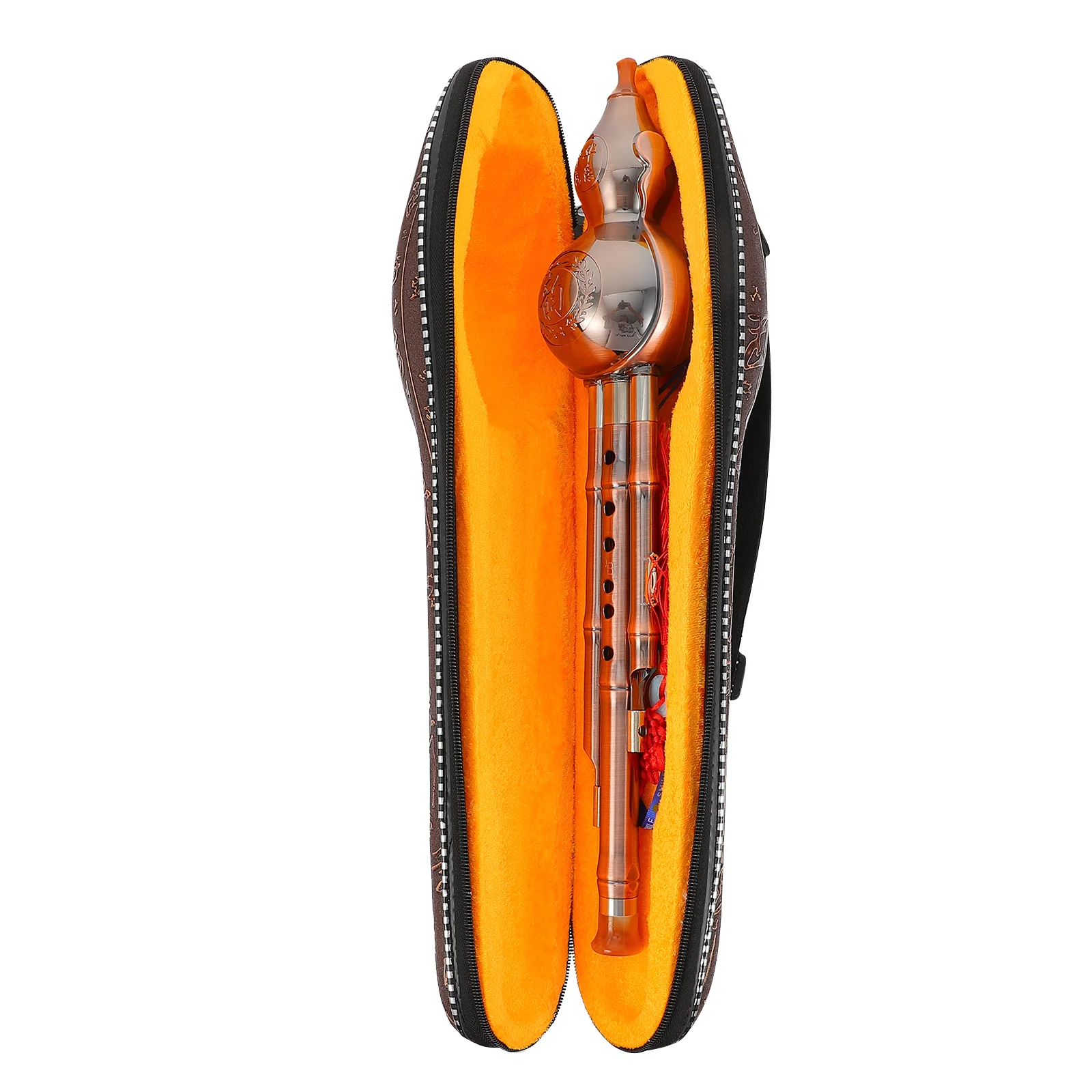 Музыкальные инструменты трехцветная тыква шелковая китайская флейта с тыквой