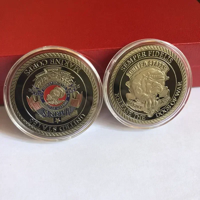Декор для творчества, коллекционное покрытие, монета морской пехоты США, Подарочная коллекция памятных невалютных собак войны (art.: 3920c679c4ae7) - 3920c679c4ae7