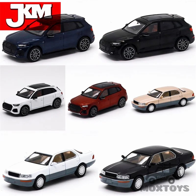 Фото Модель автомобиля JKM 1:64 Q5L (черный, белый, красный, синий) / LS 400 (золотой, белый, черный) из литого металла №1
