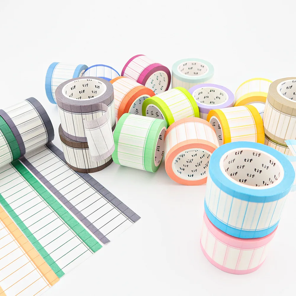

Vintage Sticky Note Stamps Series Color Washi Masking Tape Release Paper Stickers Scrapbooking Stationery Decorative Tape