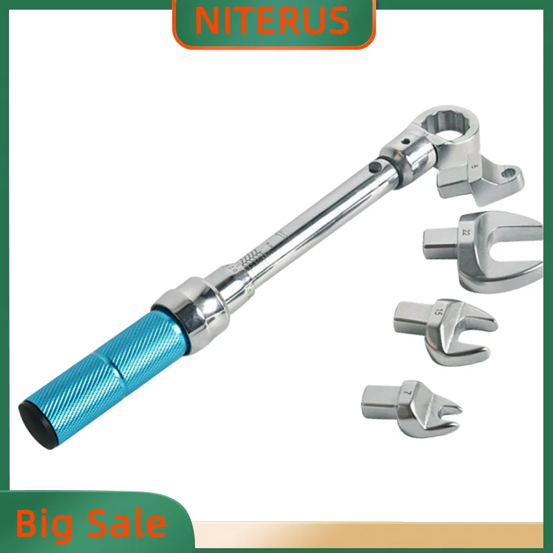 

350N.m 1/2 Square Drive Torque Wrench Accuracy Car Bike Repair Hand Tools Spanner Two-way Ratchet Key