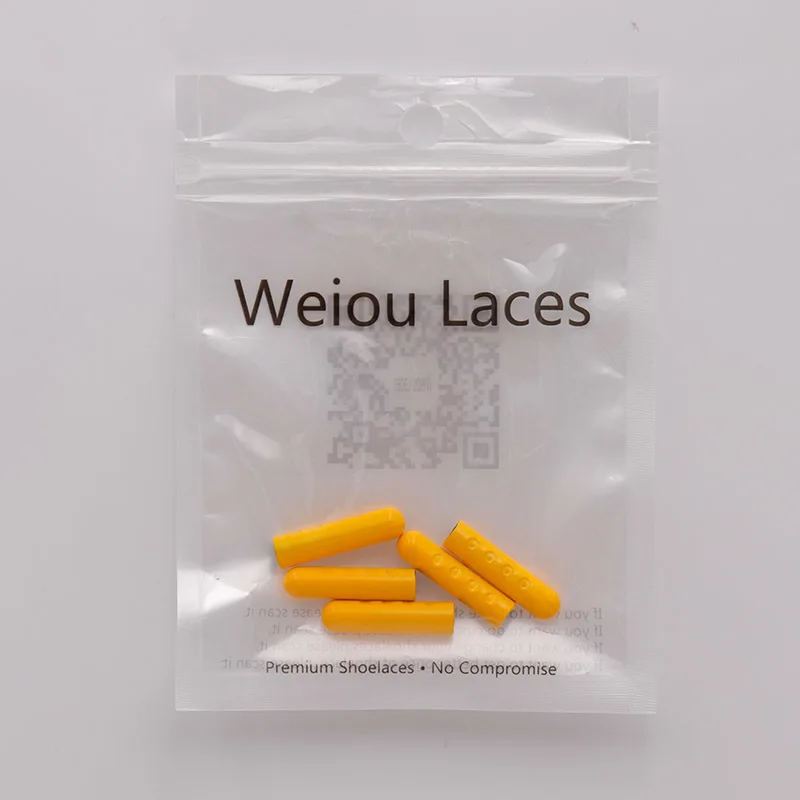 Weiou 100pcs Wholesale Smooth Paintin Plastic Aglets  25*6mm Colored Pretty Light Weight LaceTips Youth Female Boot String Heads