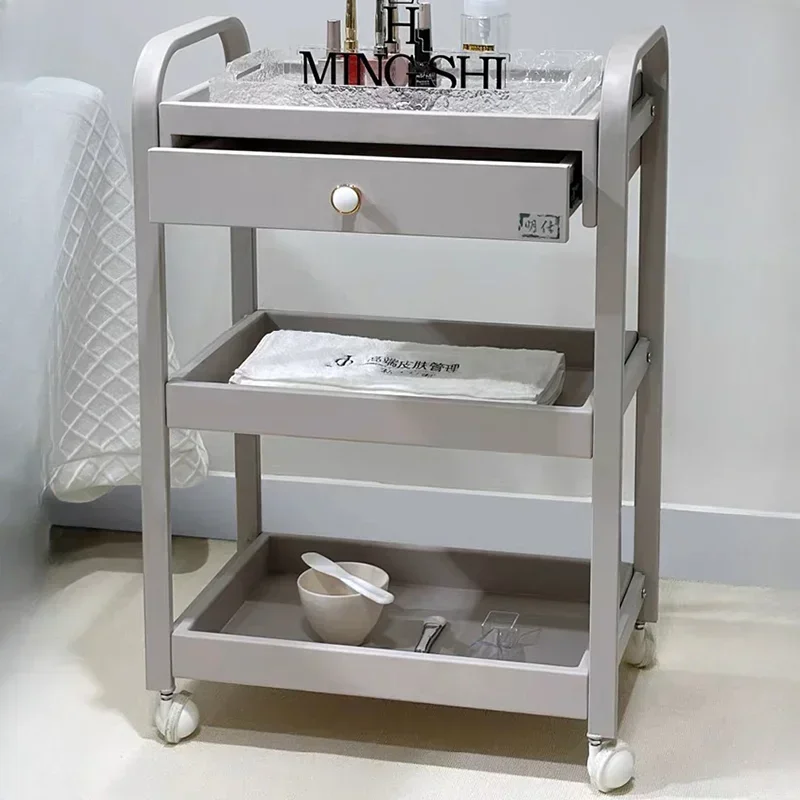 Косметическая железная тележка для покупок макияж медицинские алюминиевые