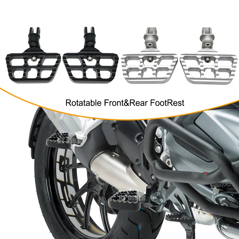 Rotatable Front&Rear FootRest Foot Pegs Footpegs Rests For BMW K1300R K1300S K1300 R K1300 S 2009-2016 2013 2014 2015 Motorcycle