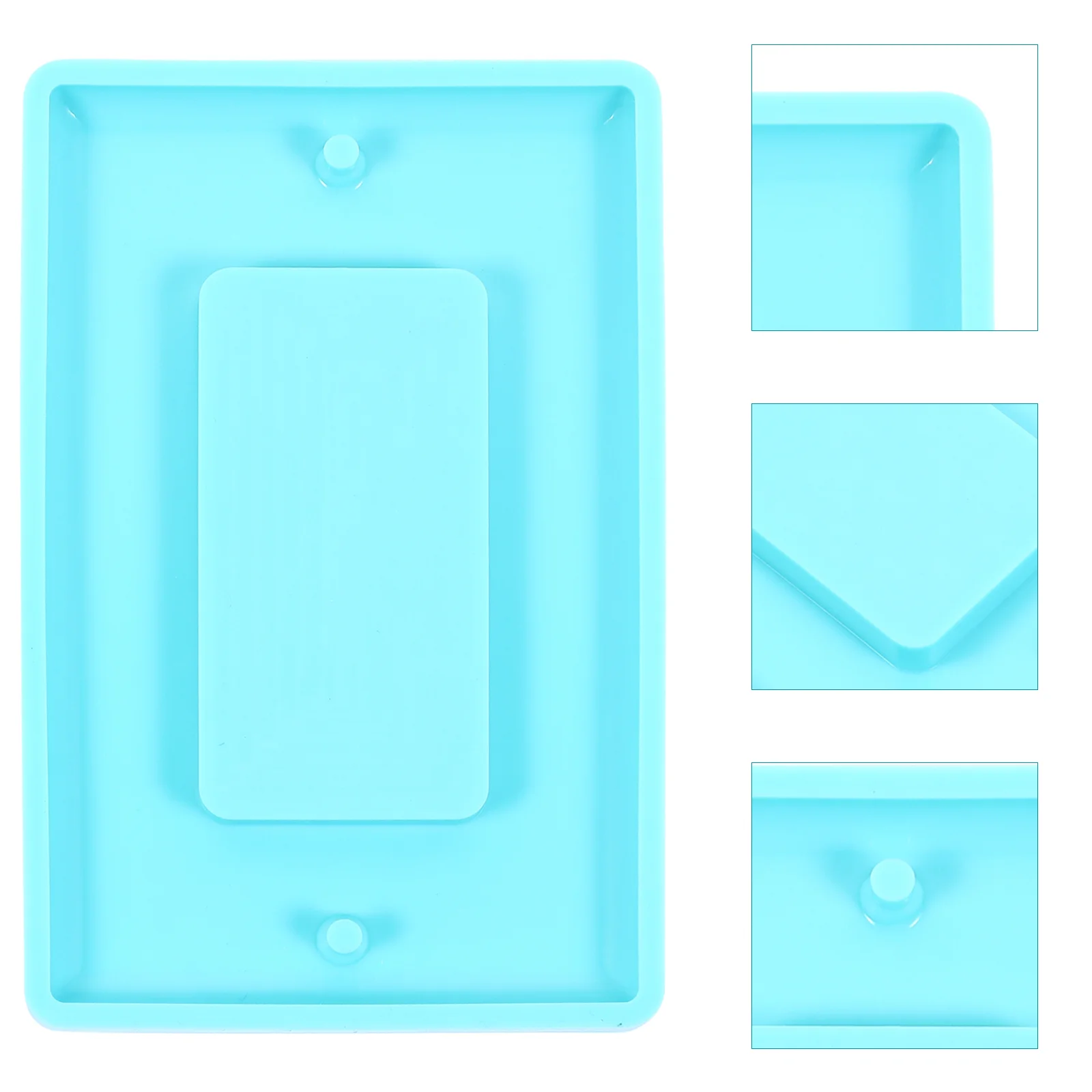

Switch Panel Mold Para Gelatinas DIY Manual Cover Simple Silicone Die Silica Creative Crystal Epoxy