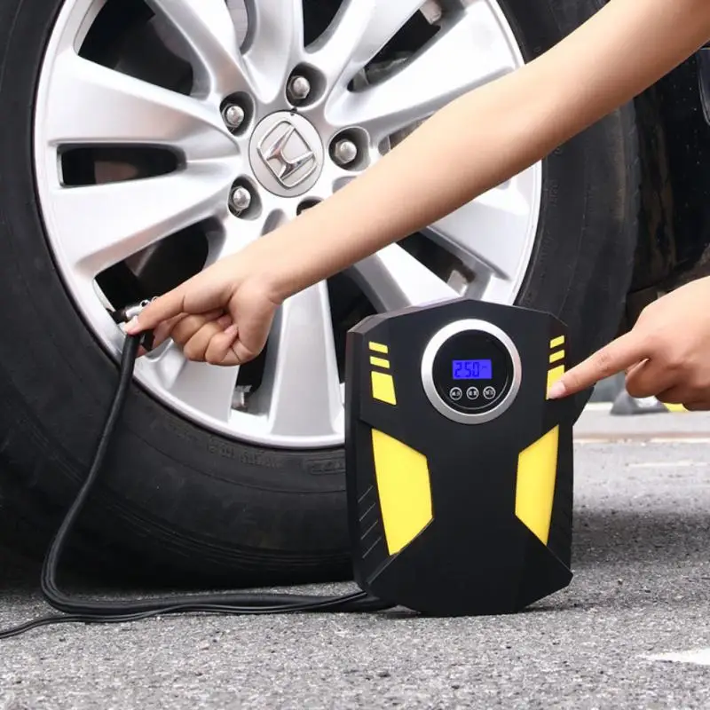 

Portable Car Air Compressor DC 12V Digital Tire Inflator Air Pump 150 PSI Auto Air Pump for Car Motorcycle LED Light Tire Pump