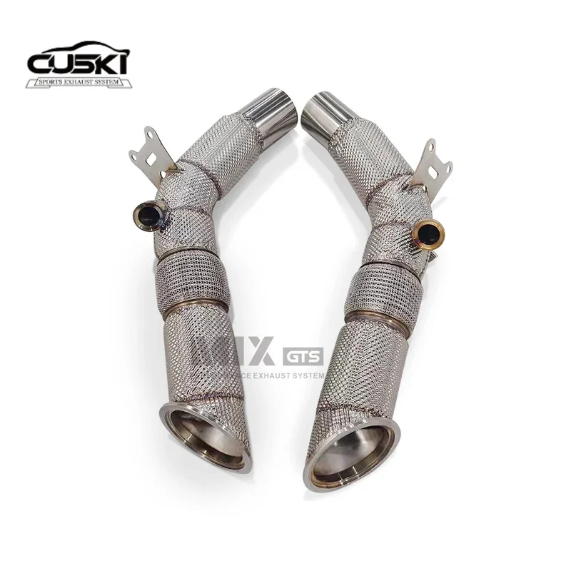 Автомобильная выхлопная труба с высоким потоком без Cat для Ferrari SF90 3 9 T V8 2019-2023