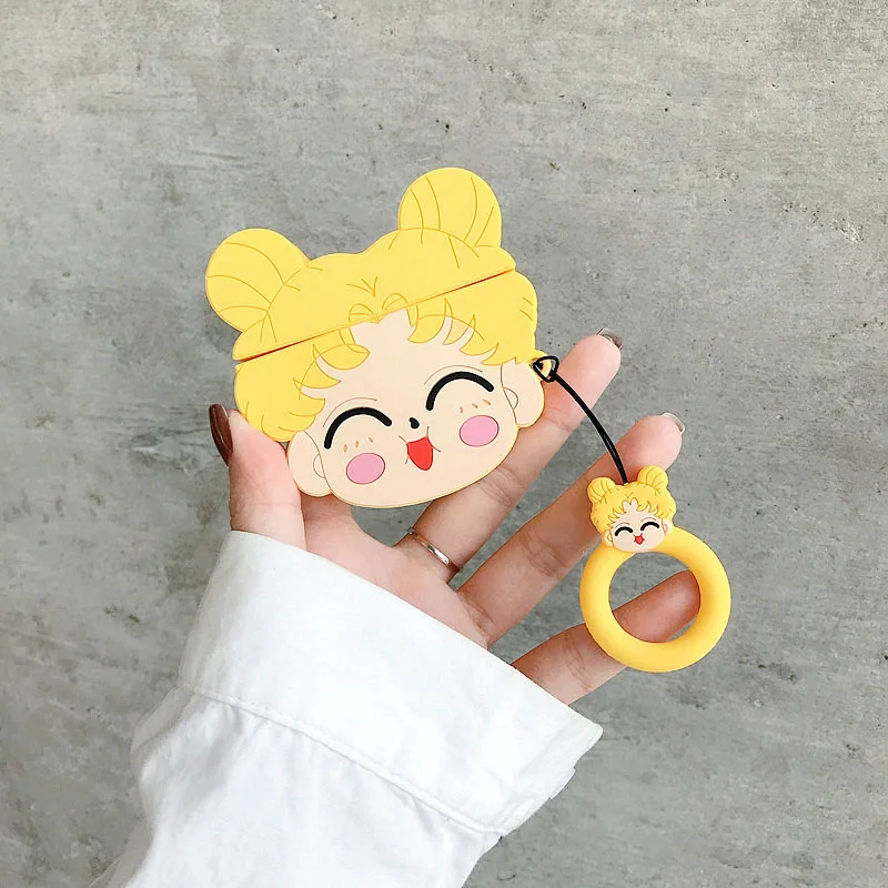 

Cute cartoon anime silicone sleeve Case for Airpods 1 2 3 Pro