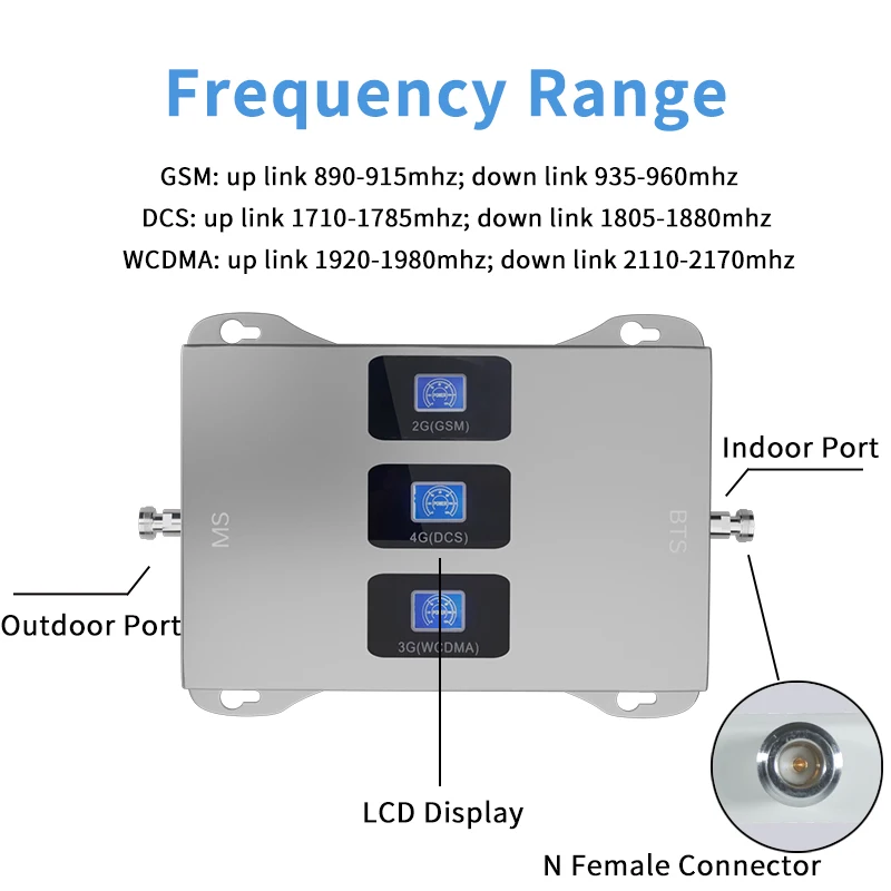 Kup 2G 3G 4G 900 1800 2100 Wzmacniacz Mobilny 2 Wzmacniacz Antenowy Wzmacniacz GSM DCS WCDMA 2G 3G 4G Wzmacniacz LTE Wzmacniacz Sygnału Komórkowego