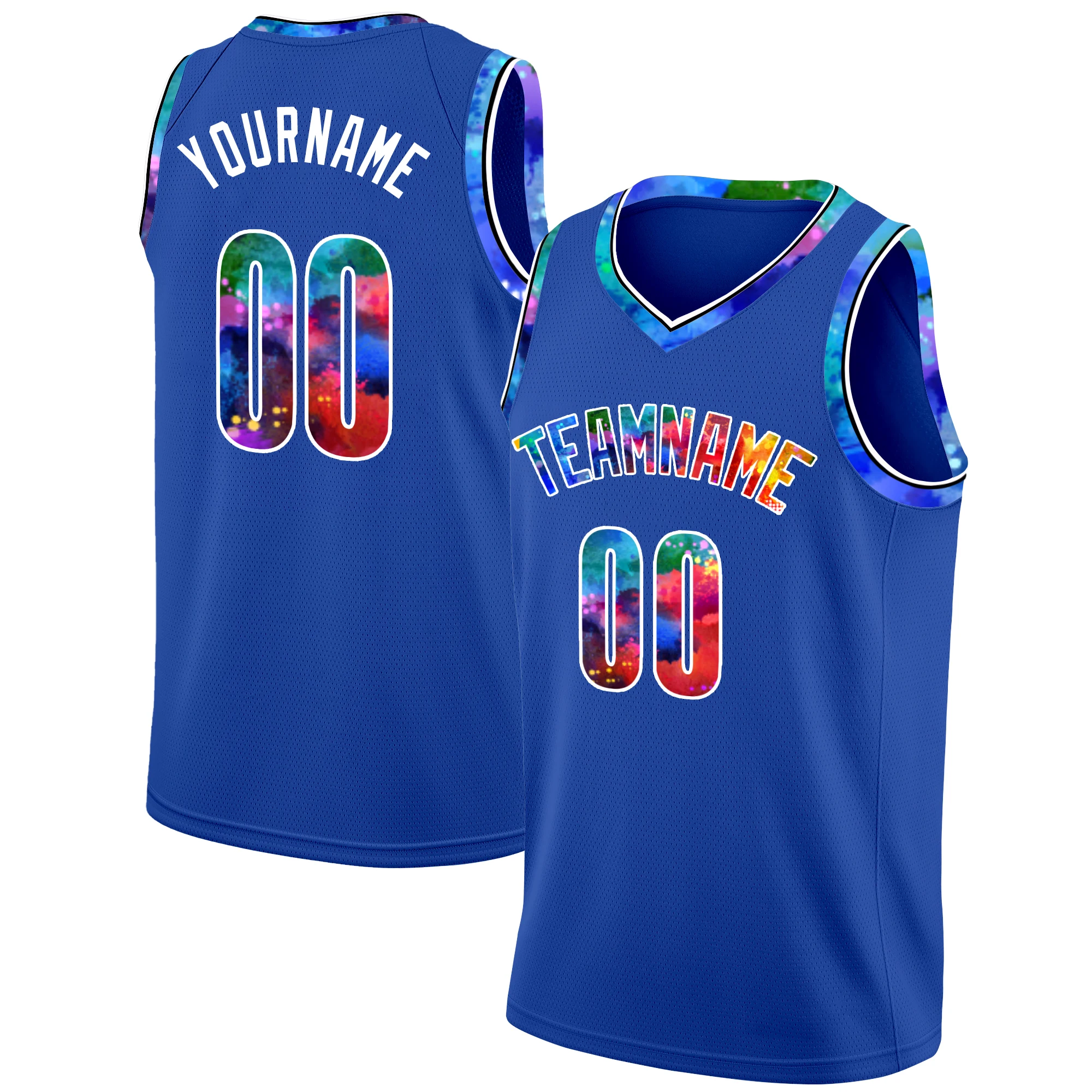 

Custom Basketball Shirt Fashion Graffiti Personalized Printing Basketball Jersey Unique Outdoor Game Training Vest for Men Youth