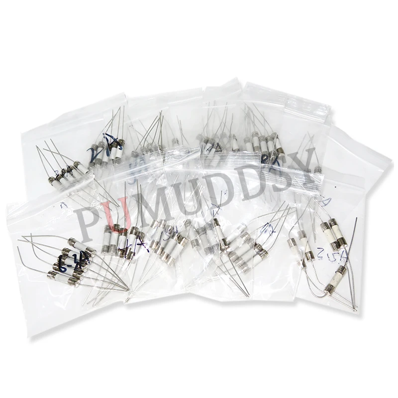 

80 шт., керамические Предохранители, 5 х20 мм, 250-30 А, 16 значений