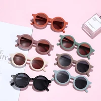 outdoor uv 400 protection round frame toddler sunglasses beach protection glasses eyewear for children kids sunglasses