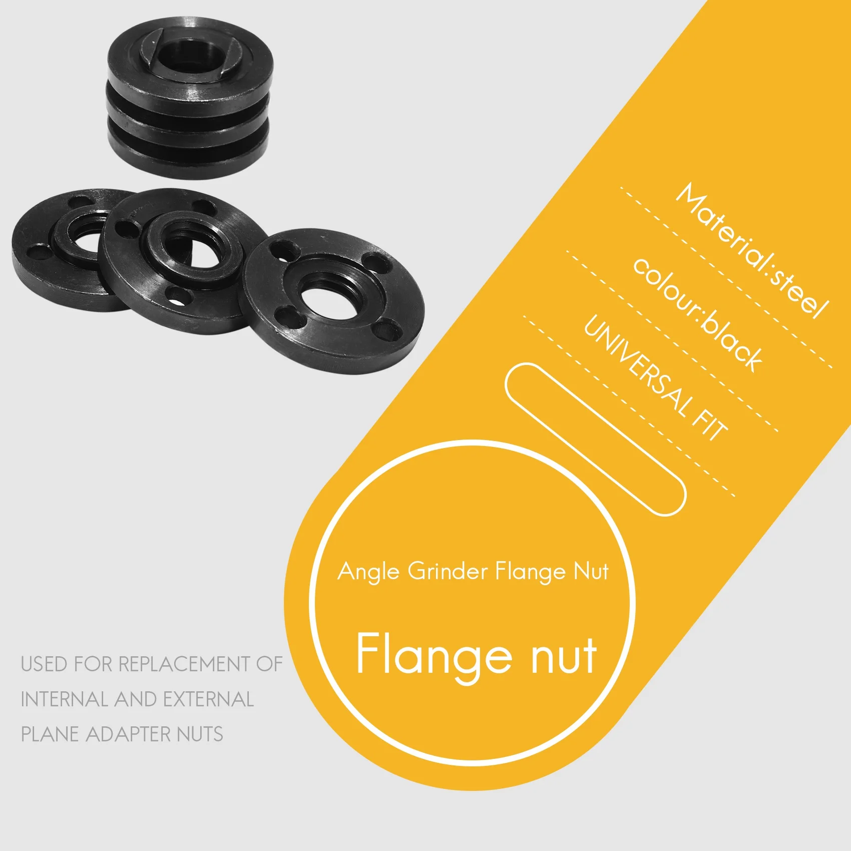 6 шт./упаковка фланцевые гайки для угловой шлифовальной машины 5/8 Dewalt Ryobi Makita 224399-1