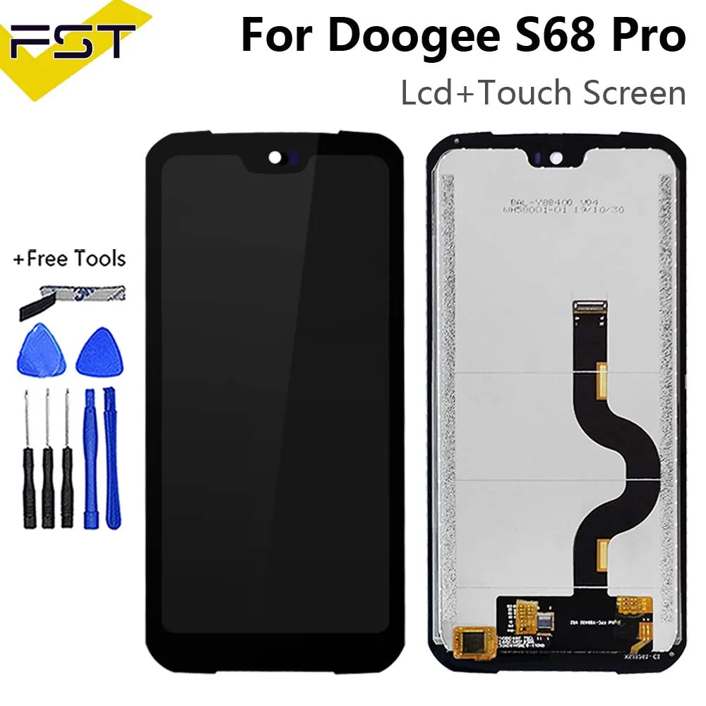 

5.9" Original For DOOGEE S68 Pro Display LCD Touch Screen Digitizer Assembly For DOOGEE S68 Pro S68Pro LCD New Screen + Glue