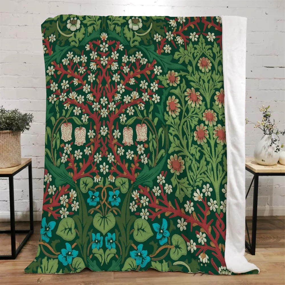 Флисовое Одеяло В Клетку Green Forest С Capuche Вязаное Декоративное Большого Размера Для