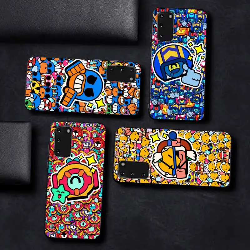 

Game S-stars-G-Gbrawl Phone Case for Samsung S10 21 20 9 8 plus lite S20 UlTRA 7edge