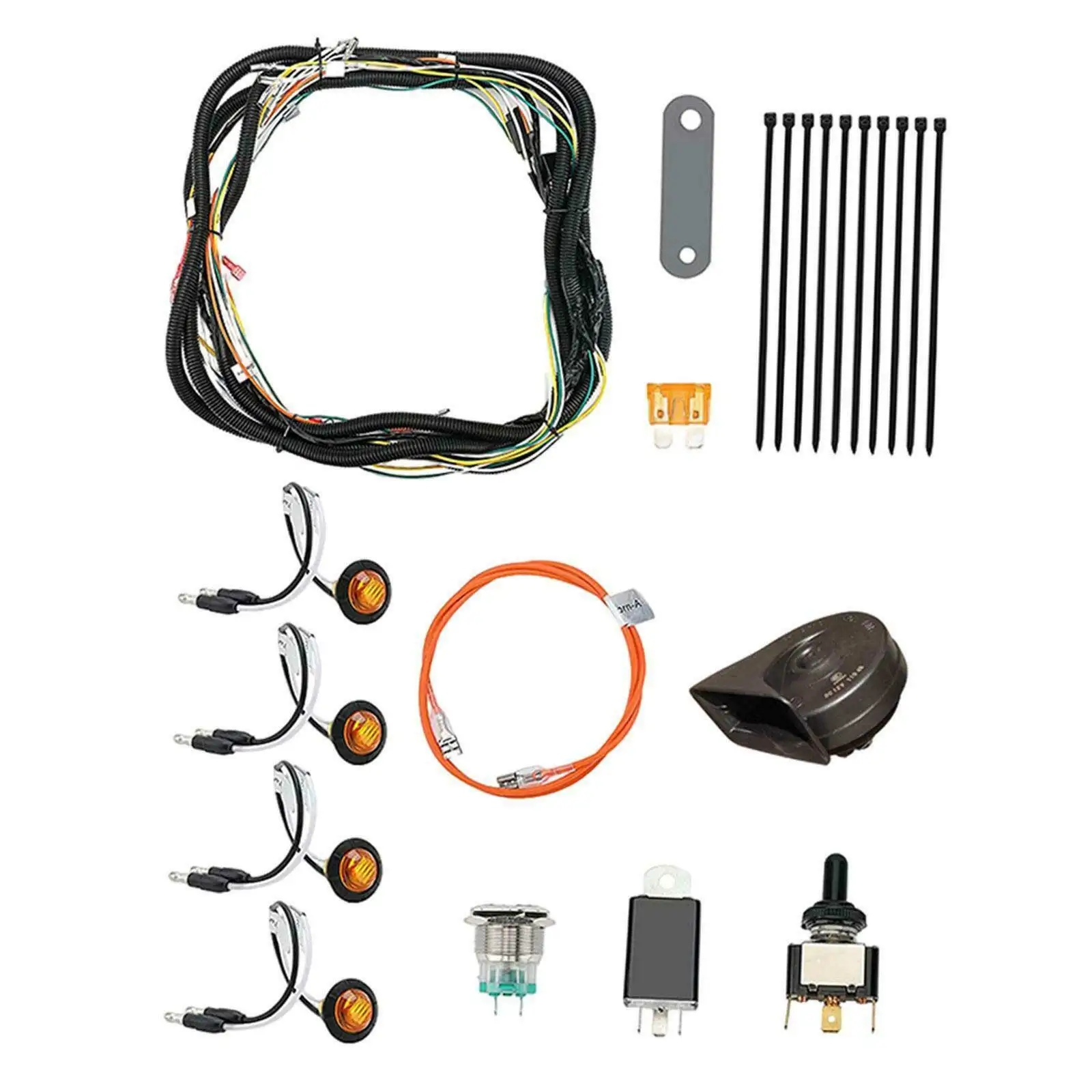 UTV/ATV/RZR Turn Signal Kit Street Legal Lights for Kawasaki Can-Am