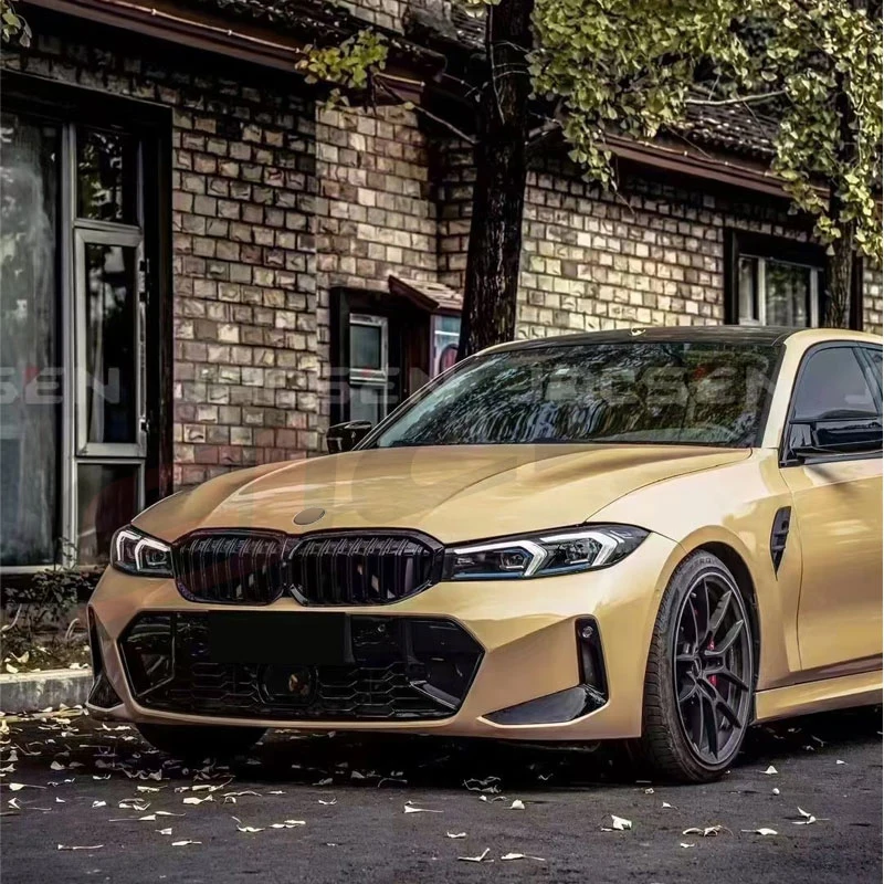 Фото Комплект обвеса G20 LCI MT для BMW 3 серии G20: передний и задний бамперы, боковые пороги, диффузор, выхлопные трубы (2023-2024) №3