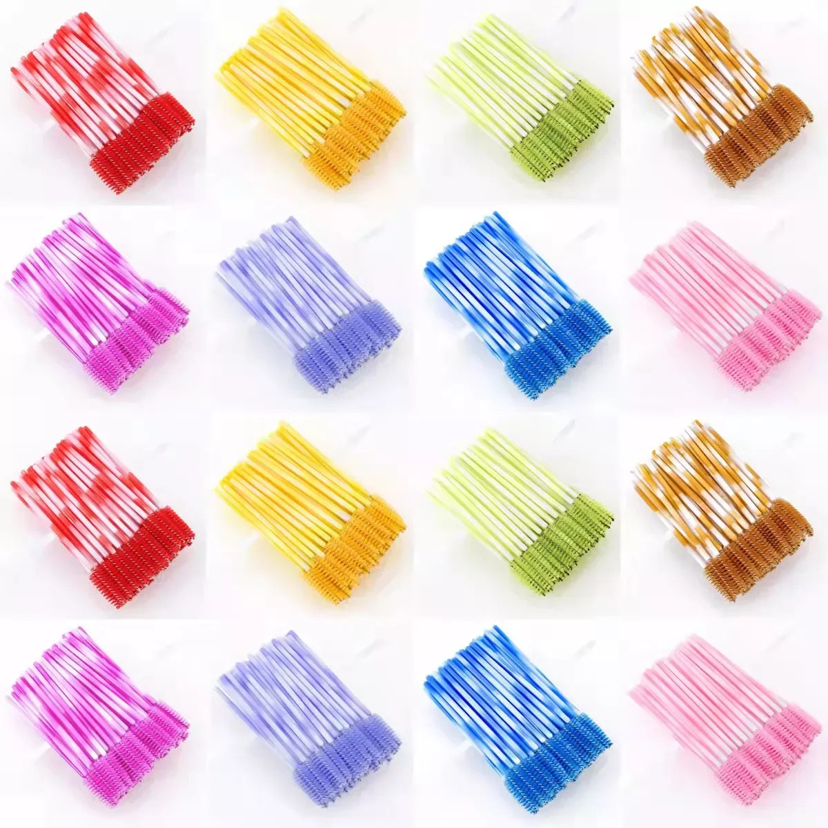 

Eyelash Extension Disposable Eyebrow 5/50Pcs brush Mascara Wand Applicator Spoolers Eye Lashes Cosmetic Brushes Set makeup tools