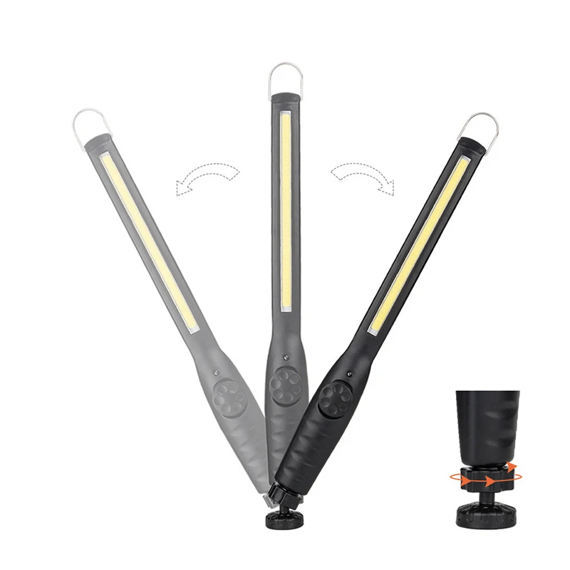 

3000mAh COB LED Flashlight Workshop Torch Rechargeable Flashlight Portable Lighting Work Inspection Repair Lamp