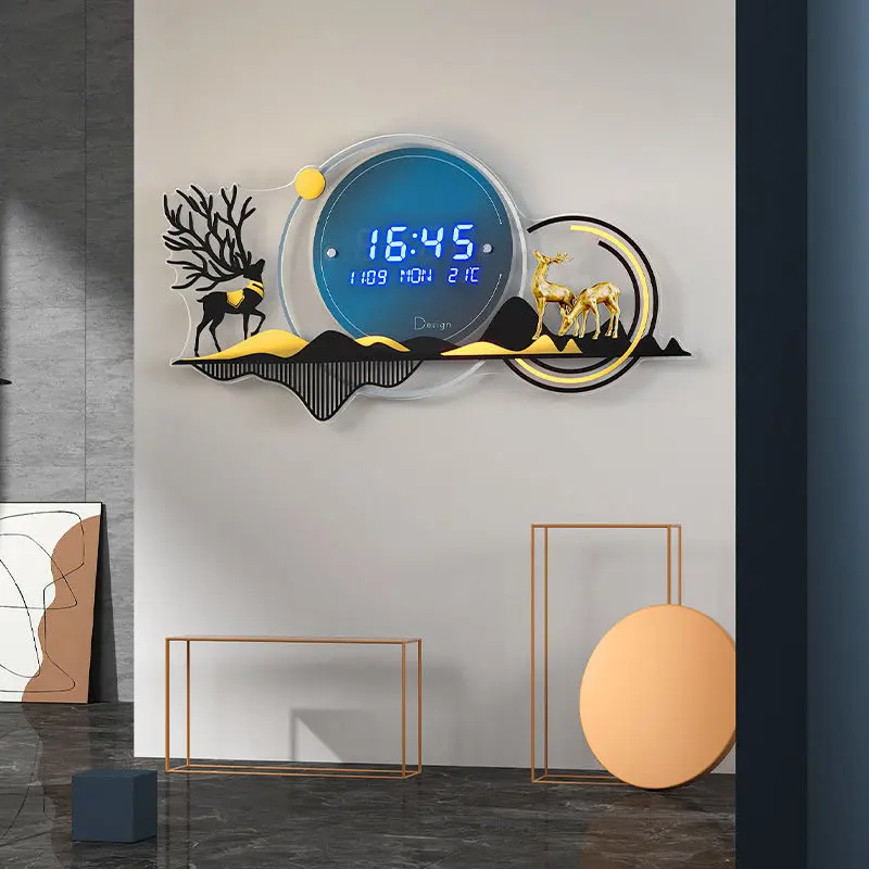 Роскошные Настенные часы в скандинавском стиле для гостиной домашние настенные