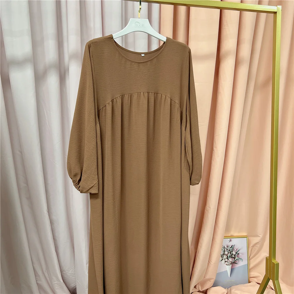 Ramadan Muslim Abaya Dress Elegant Modest Long Dresse Turkey Dubai Eid Abayas For Women Kaftan Hijab Robe Jilbab Islam Clothes