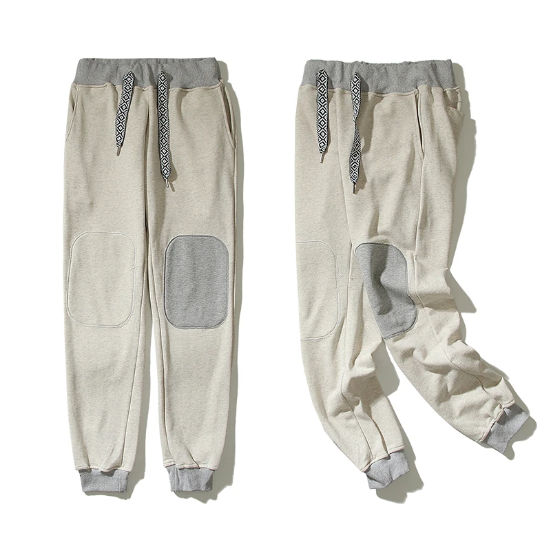

2022ss KAPITAL Sweatpants Men Women Trend Cotton Patch Elastic Loose Casual Sports Pants Advanced Grey Terry Kapital Trousers
