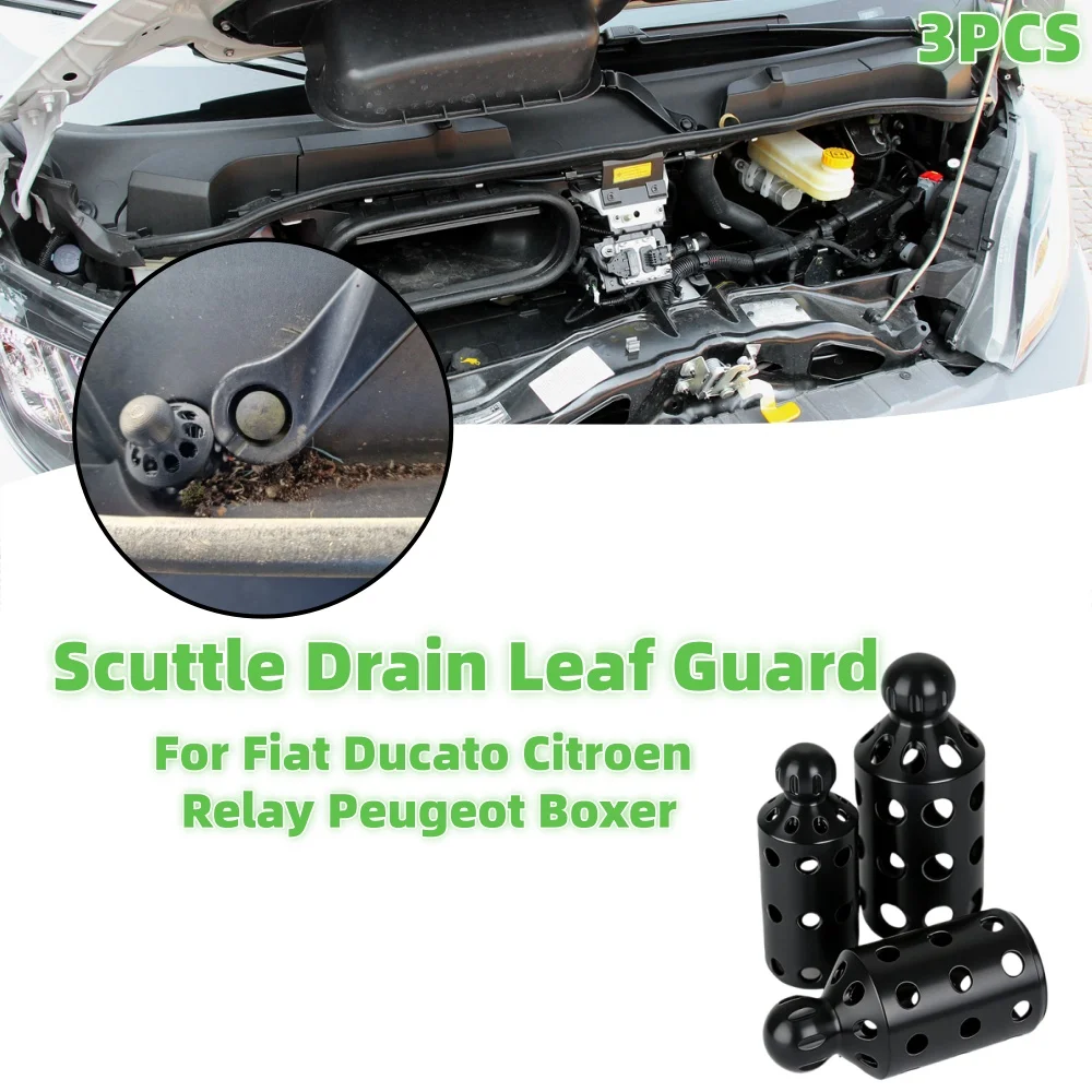 Фото Защитная решетка для дренажного отверстия капота RV Bonnet Scuttle для Fiat Ducato, Citroen Relay, Peugeot Boxer, аксессуары для защиты дренажной трубы капота №1