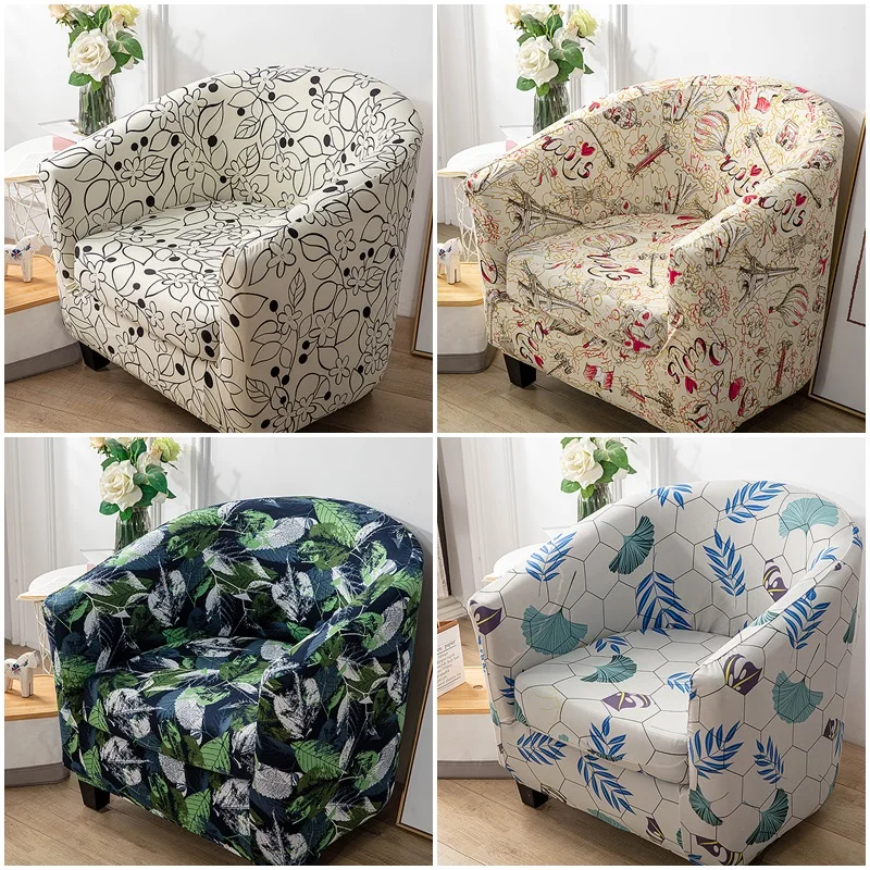 

All Inclusive Semicircle Couches Case Home Living Room Hotel 1 Seater Armchair Sofa Cover Nordic Style Fundas Sillon Elasticadas